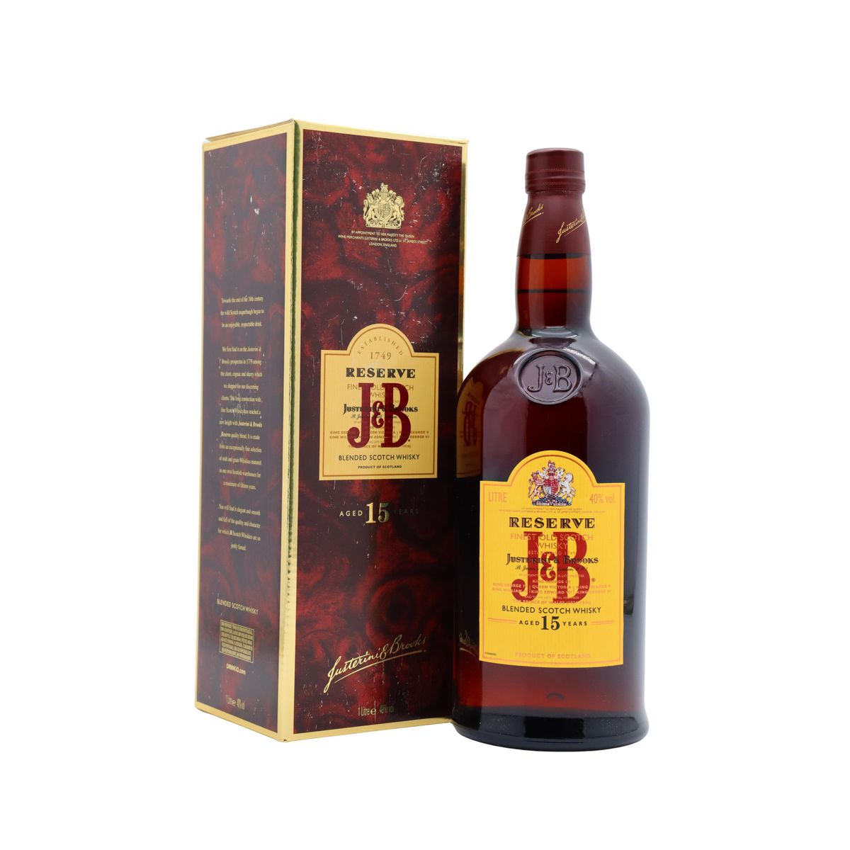 J&B Blended Scotch Whisky 750ml